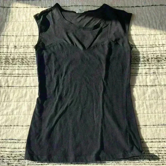 Garage Y2K Women’s Black Sheer Romantic Witchy Gothic Grunge Pink Top Small - Picture 4 of 6